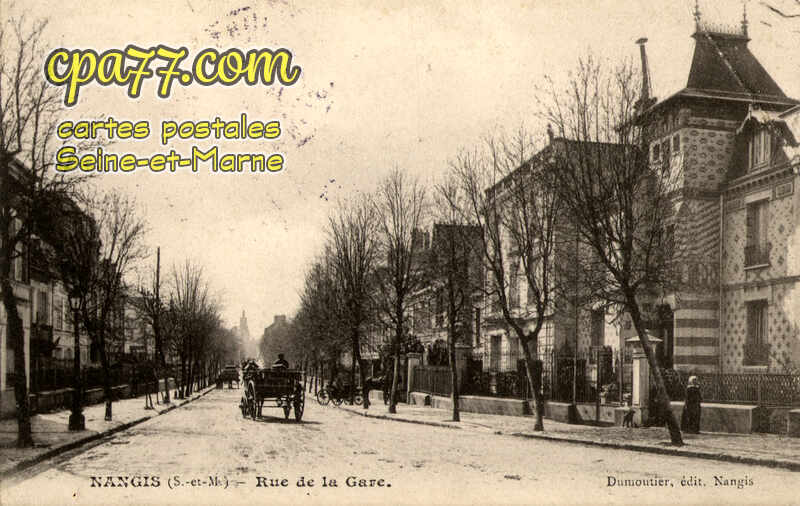 Nangis (Seine-et-Marne) - Rue de la Gare