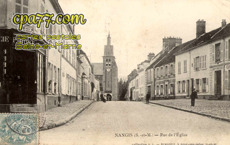 Nangis (Seine-et-Marne) - Rue de l&rsquo;Eglise