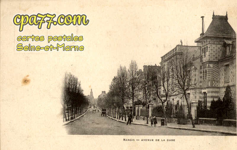 Nangis (Seine-et-Marne) - Avenue de la Gare