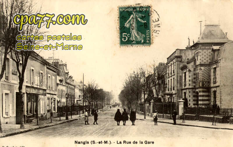 Nangis (Seine-et-Marne) - La Rue de la Gare