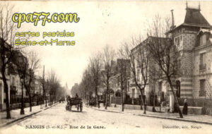 Nangis (Seine-et-Marne) - Rue de la Gare