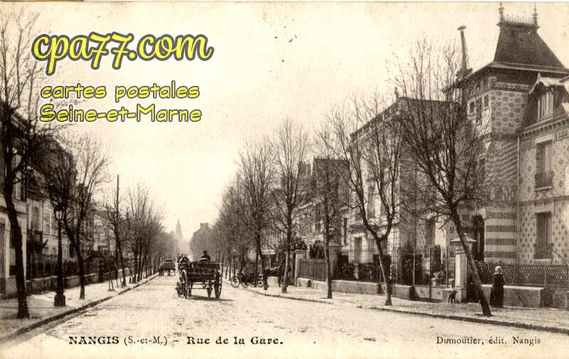Nangis (Seine-et-Marne) - Rue de la Gare