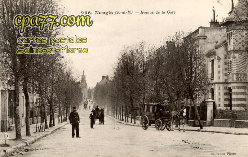 Nangis (Seine-et-Marne) - Avenue de la Gare