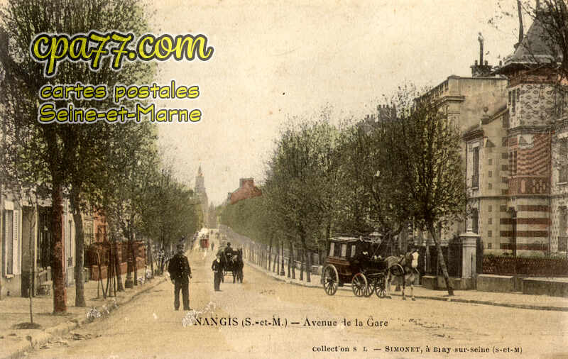 Nangis (Seine-et-Marne) - Avenue de la Gare