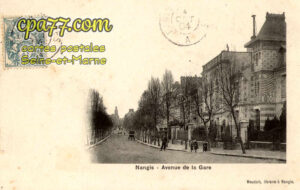 Nangis (Seine-et-Marne) - Avenue de la Gare