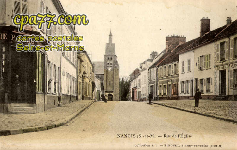 Nangis (Seine-et-Marne) - Rue de l&rsquo;Eglise