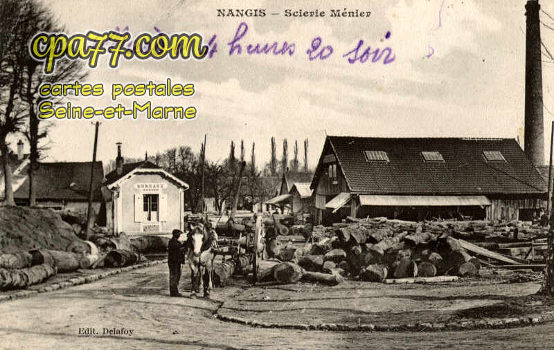 Nangis (Seine-et-Marne) - Scierie Ménier