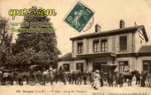 Nangis (Seine-et-Marne) - La Gare – Sortie des Voyageurs