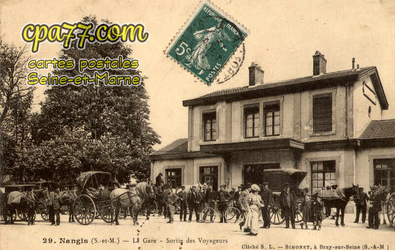 Nangis (Seine-et-Marne) - La Gare – Sortie des Voyageurs