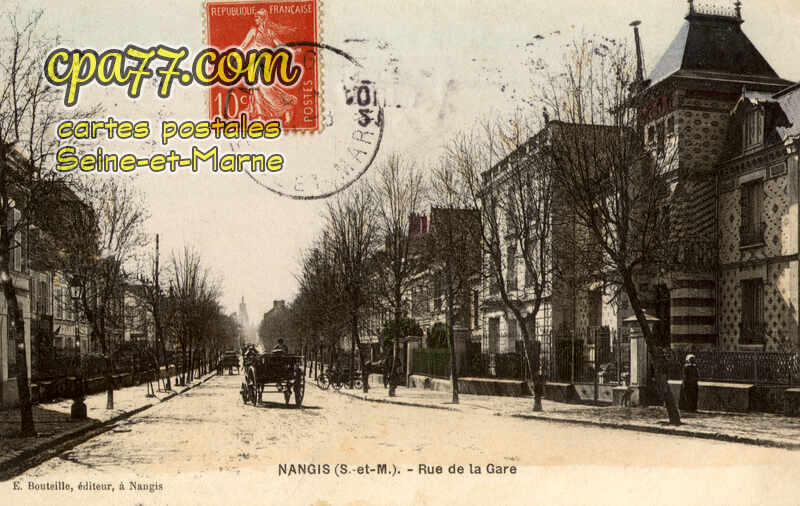 Nangis (Seine-et-Marne) - Rue de la Gare
