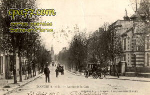 Nangis (Seine-et-Marne) - Avenue de la Gare
