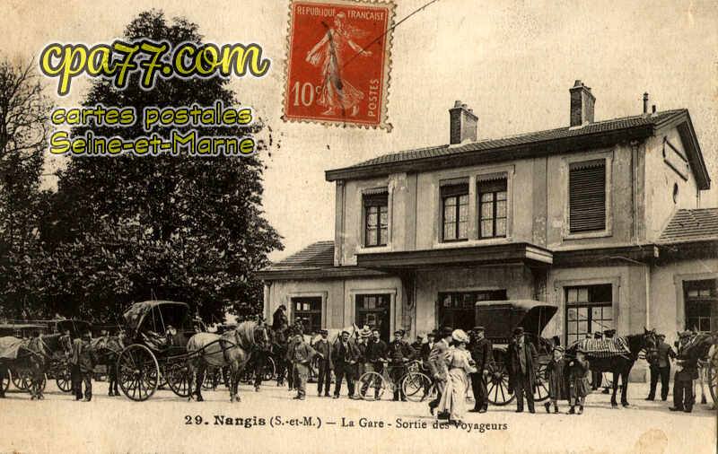 Nangis (Seine-et-Marne) - La Gare – Sortie des Voyageurs