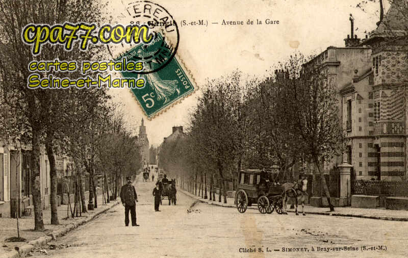 Nangis (Seine-et-Marne) - Avenue de la Gare