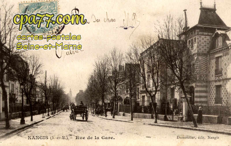 Nangis (Seine-et-Marne) - Rue de la Gare