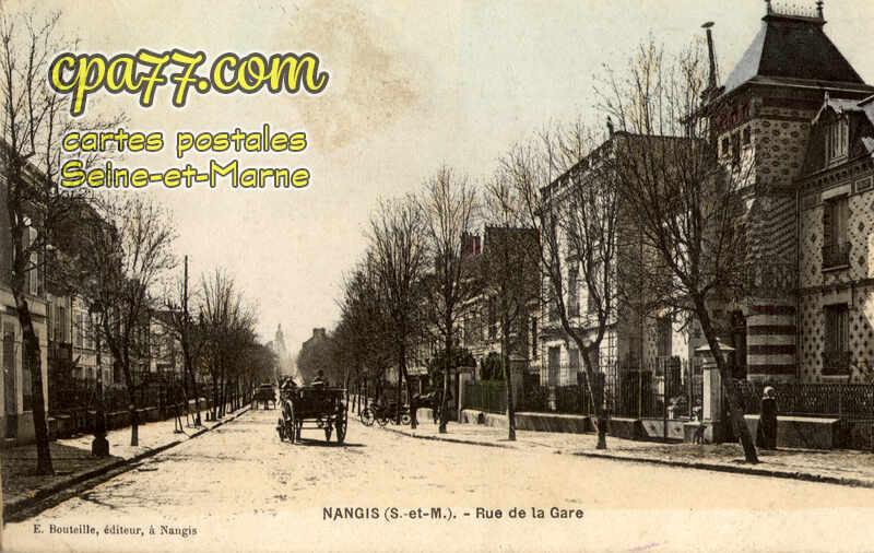 Nangis (Seine-et-Marne) - Rue de la Gare