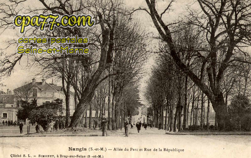 Nangis (Seine-et-Marne) - Allée du Par cet Rue de la République
