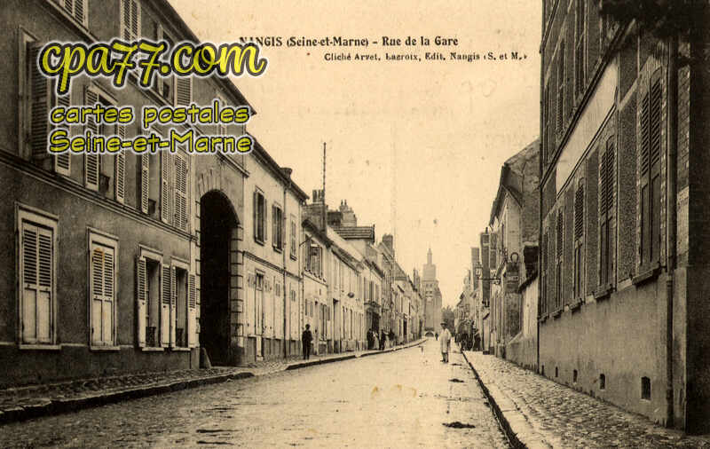 Nangis (Seine-et-Marne) - Rue de la Gare