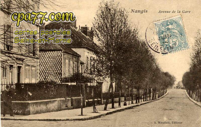 Nangis (Seine-et-Marne) - Avenue de la Gare