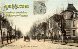 Nangis (Seine-et-Marne) - Rue de la Gare