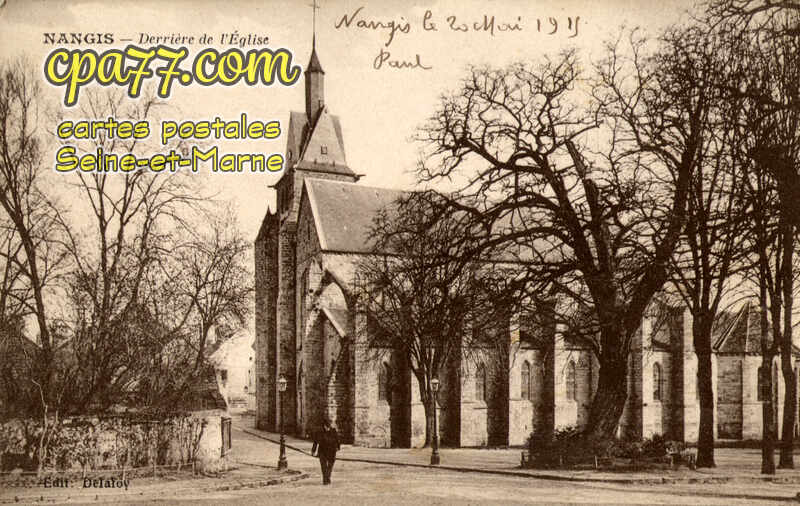 Nangis (Seine-et-Marne) - Derrière de l&rsquo;Eglise