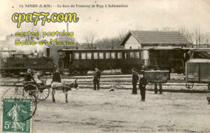 Nangis (Seine-et-Marne) - La Gare du Tramway de Bray à Sablonnières