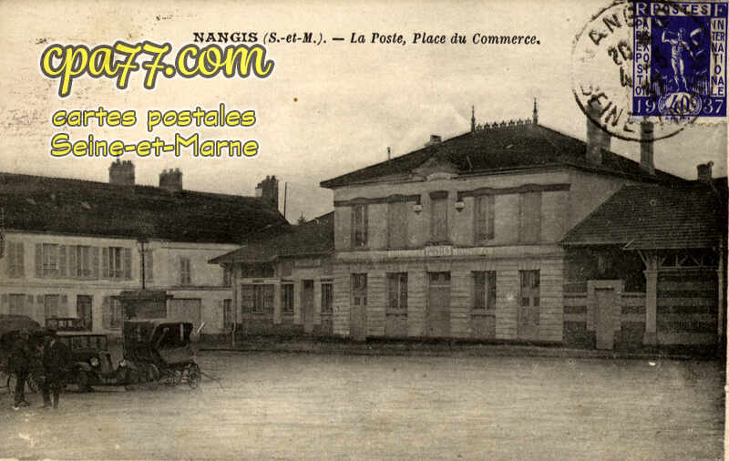 Nangis (Seine-et-Marne) - La Poste, Place du Commerce