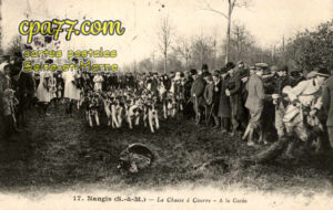 Nangis (Seine-et-Marne) - La Chasse à Courre – A la Curée