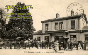 Nangis (Seine-et-Marne) - La Gare – Sortie des Voyageurs