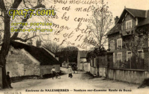 Nanteau Sur Essonne (Seine-et-Marne) - Route de Buno