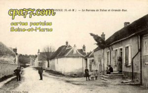 Nanteau Sur Essonne (Seine-et-Marne) - Le Bureau de Tabac et Grande-Rue