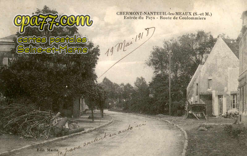 Nanteuil Lès Meaux (Seine-et-Marne) - Entrée du Pays – Route de Coulommiers