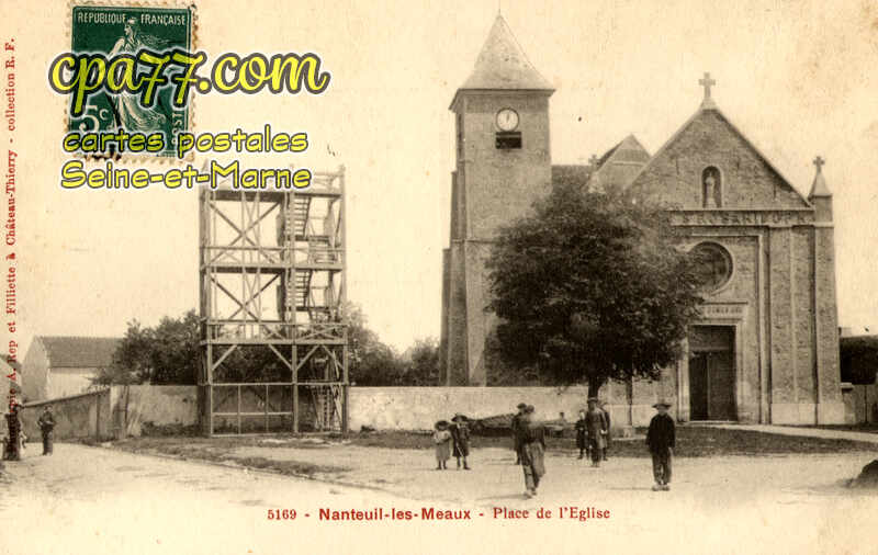Nanteuil Lès Meaux (Seine-et-Marne) - Place de l&rsquo;Eglise