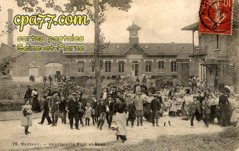 Nanteuil Lès Meaux (Seine-et-Marne) - Imprimerie Plon et Nounil