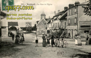 Nanteuil Lès Meaux (Seine-et-Marne) - La Place de l&rsquo;Eglise