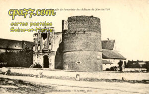 Nantouillet (Seine-et-Marne) - Façade de l&rsquo;enceinte du Château de Nantouillet