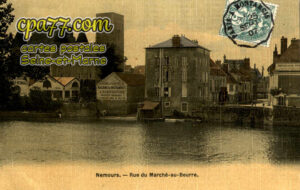 Nemours (Seine-et-Marne) - Rue du Marché-au-Beurre