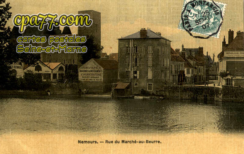 Nemours (Seine-et-Marne) - Rue du Marché-au-Beurre