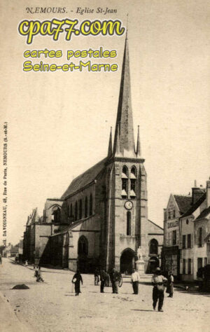 Nemours (Seine-et-Marne) - Eglise st-Jean