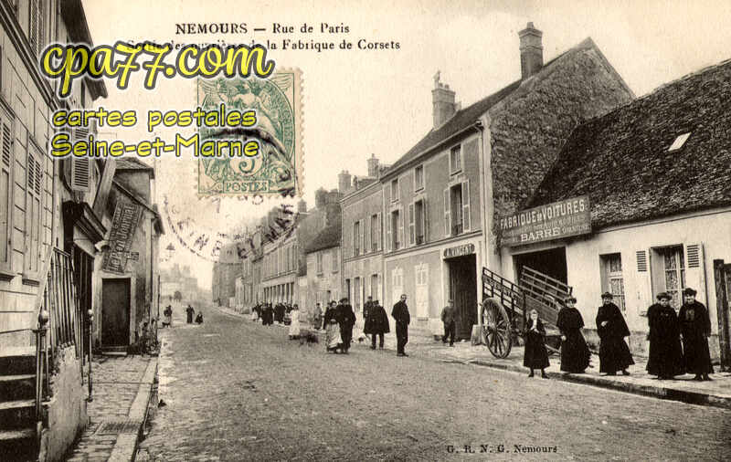 Nemours (Seine-et-Marne) - Ecole Primaire Supérieure de Nemours – Equipe primaire U.S.B. (1908-1909)