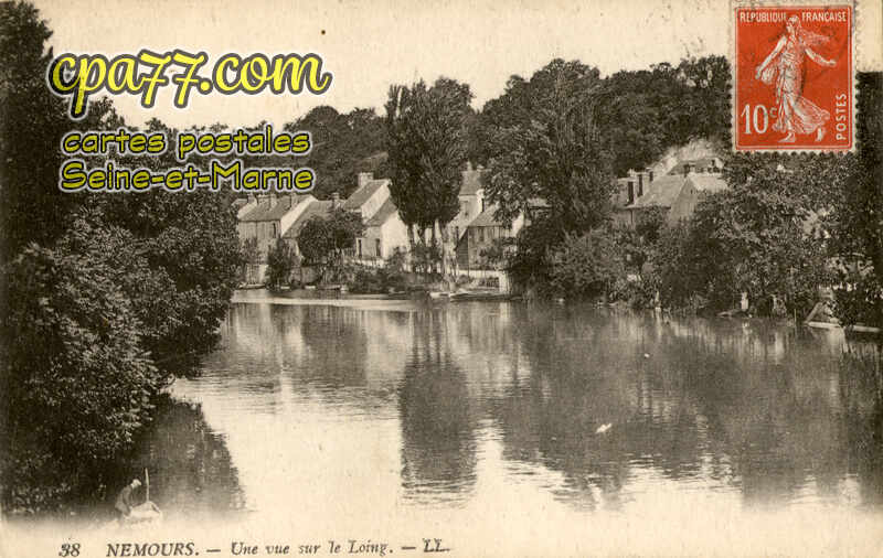 Nemours (Seine-et-Marne) - Une Vue sur le Loing