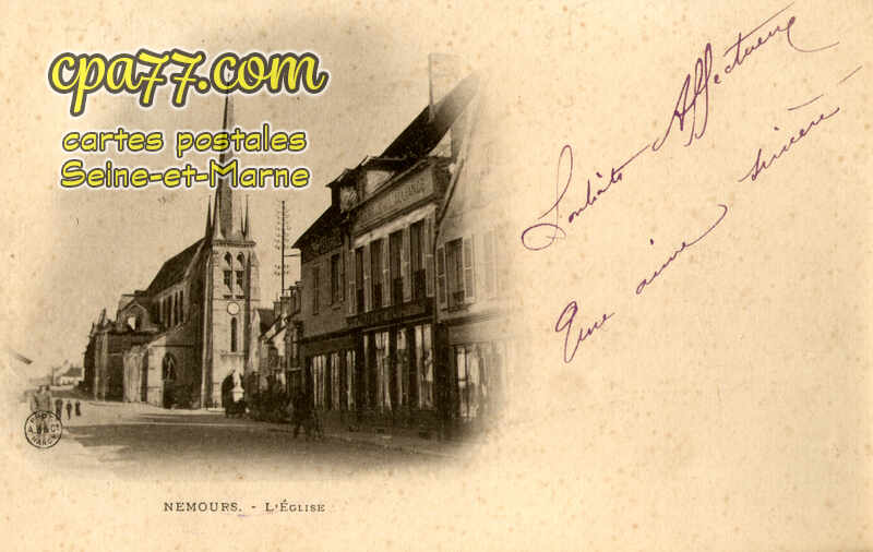 Nemours (Seine-et-Marne) - L&rsquo;Eglise