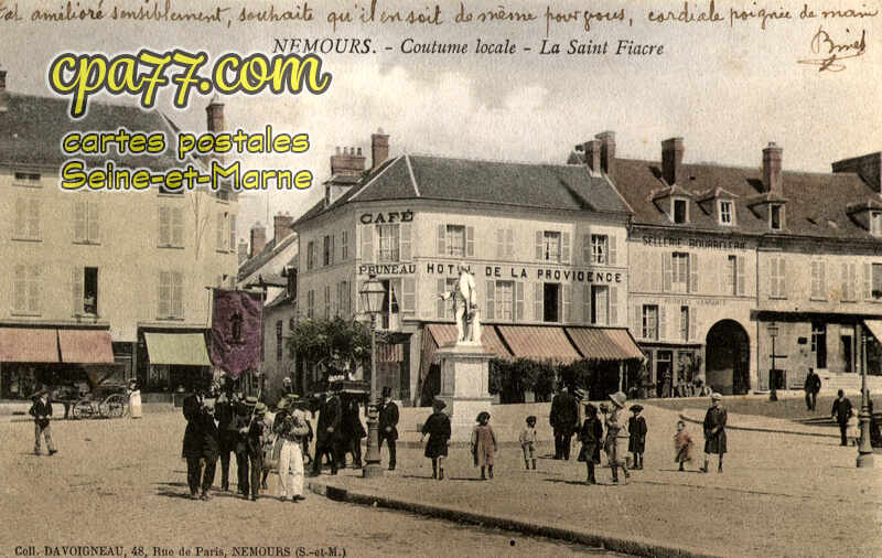 Nemours (Seine-et-Marne) - Coutume locale – La saint-Fiacre