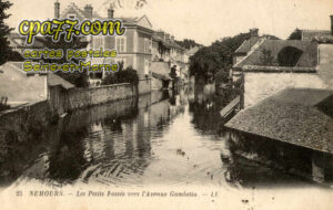 Nemours (Seine-et-Marne) - Les Petits Fossés vers l&rsquo;Avenue Gambetta