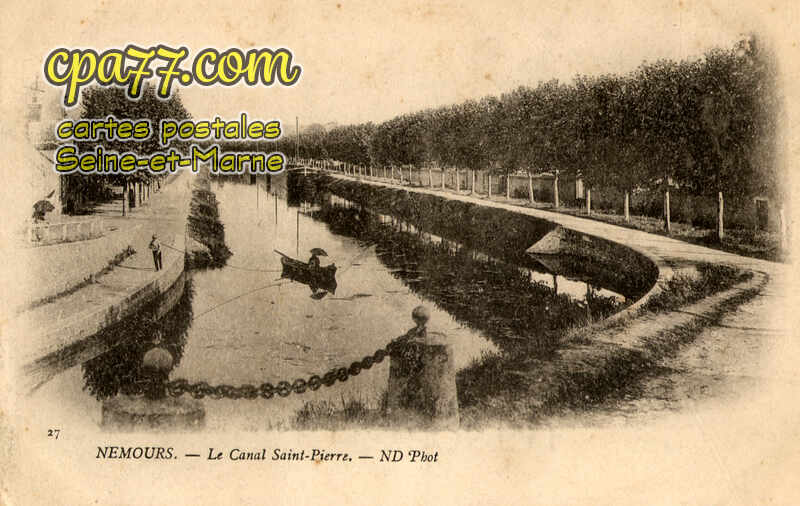 Nemours (Seine-et-Marne) - Le Canal Saint-Pierre