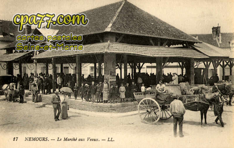 Nemours (Seine-et-Marne) - Le Marché aux Veaux