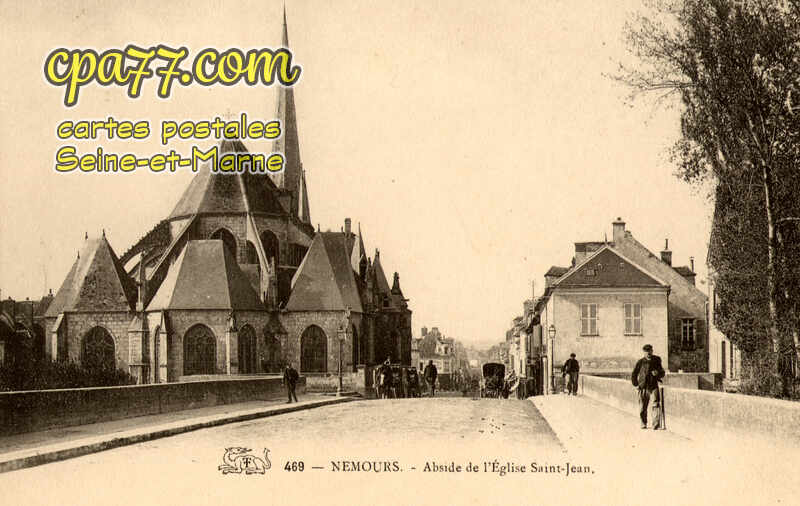 Nemours (Seine-et-Marne) - Abside de l&rsquo;Eglise Saint-Jean