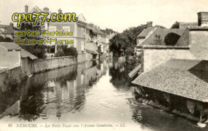 Nemours (Seine-et-Marne) - Les Petits Fossés vers l&rsquo;Avenue Gambetta