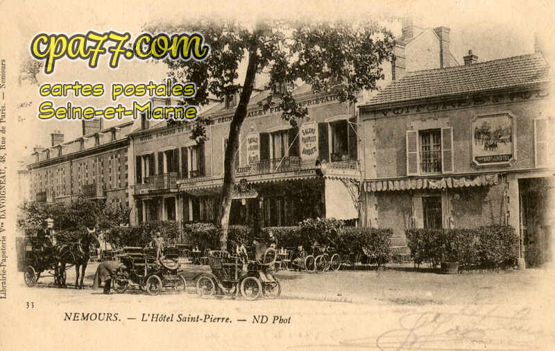 Nemours (Seine-et-Marne) - L&rsquo;Hôtel Saint-Pierre