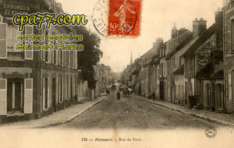 Nemours (Seine-et-Marne) - Rue de Paris