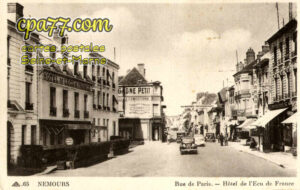 Nemours (Seine-et-Marne) - Rue de Paris – Hôtel de l&rsquo;Ecu de France